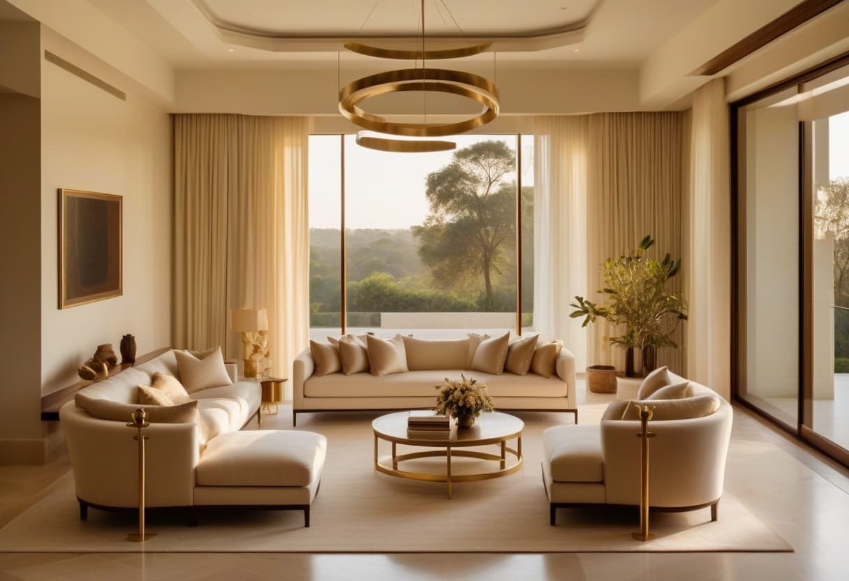 Axis chandelier installed in a private interior.