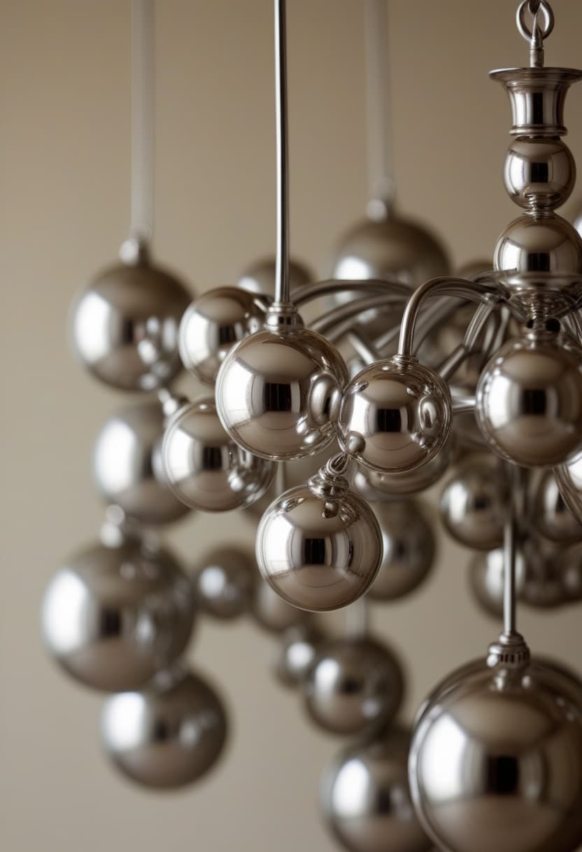 Material study of the Celeste chandelier.