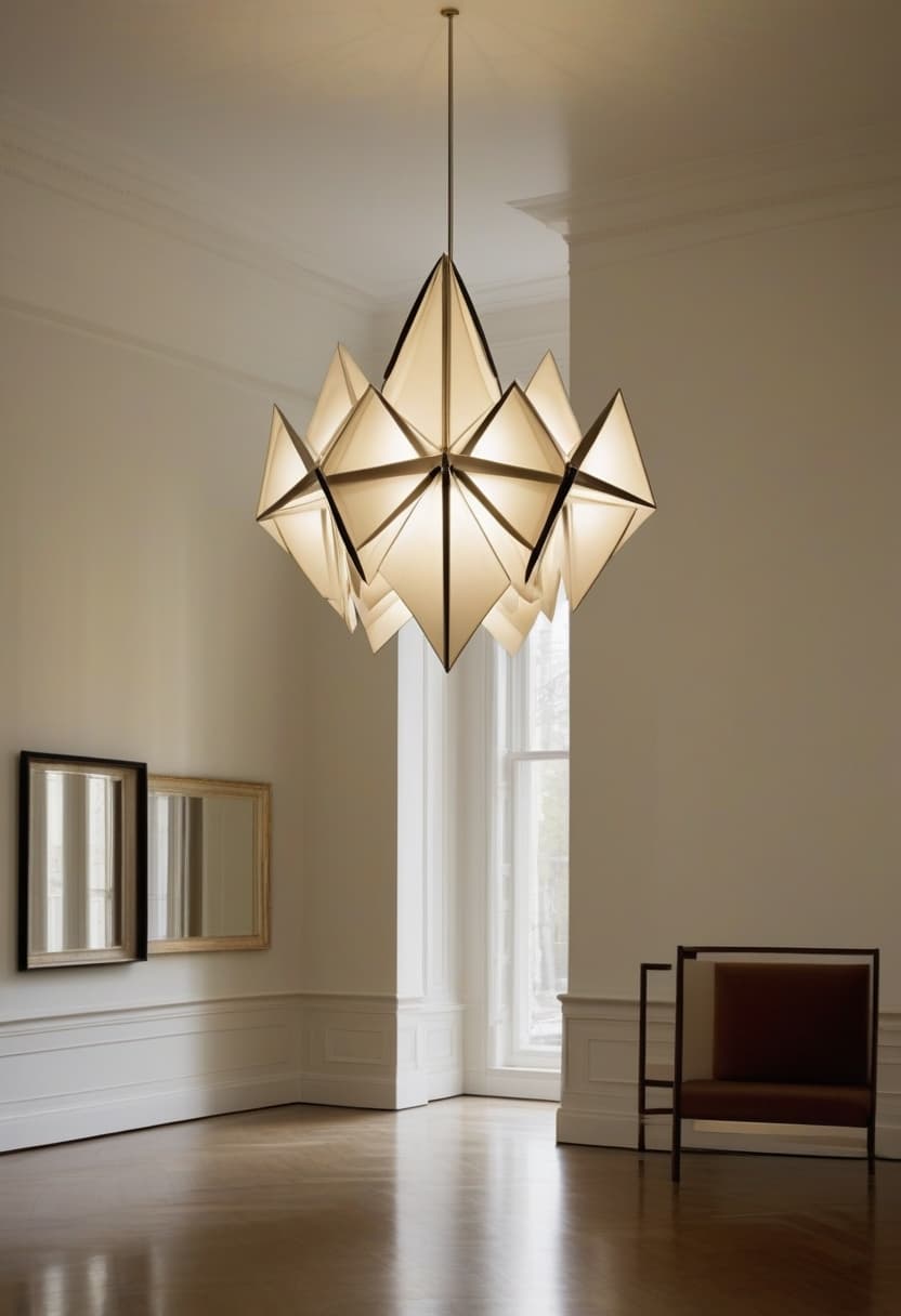 Nova chandelier — A folded sky.
