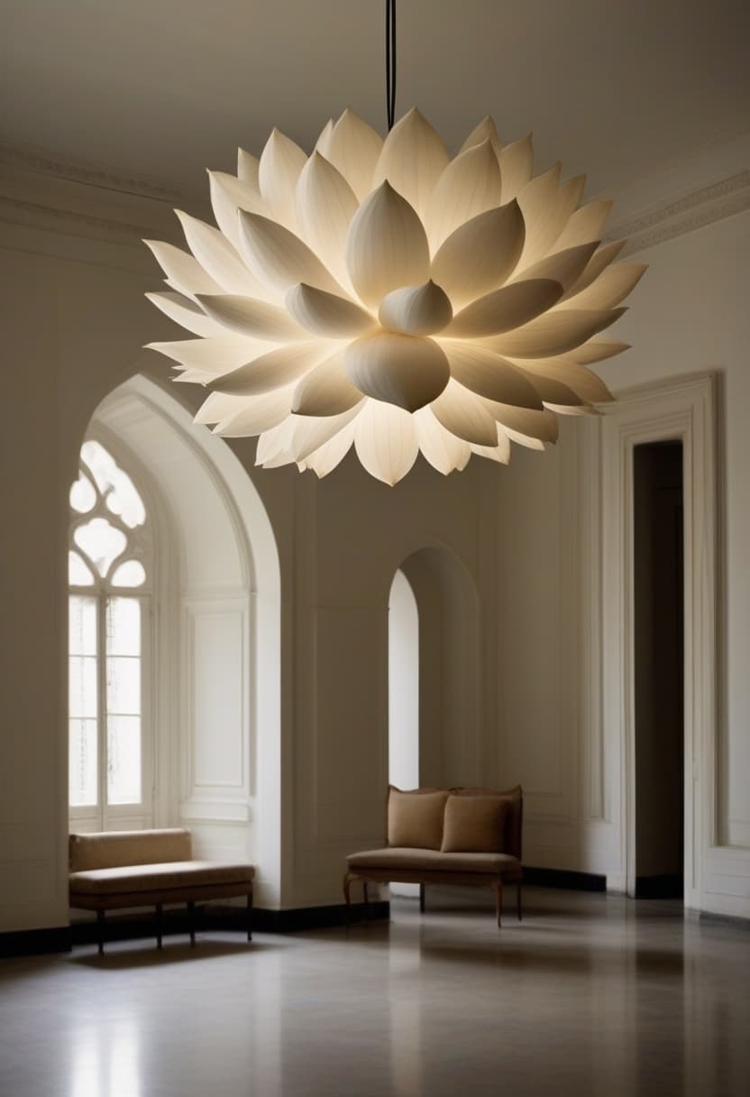 Silhouette chandelier — A bloom that listens.
