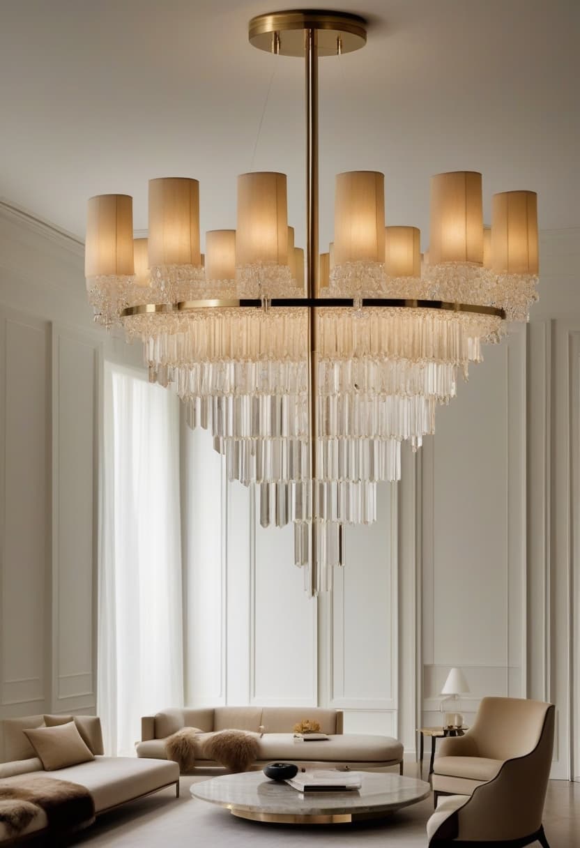 Vesper chandelier — 1,000 quiet points of light.